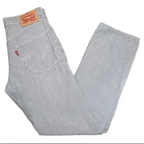 LEVIS STRIPED DENIM - Picture 2 of 9